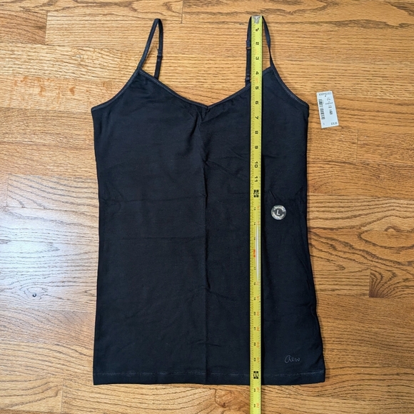 Aeropostale Junior's Favorite Cami Y2K Black Stretch Tank Top Size L - Picture 6 of 7